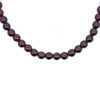 Natural Handmade Necklace Garnet Gemstone Plain Beaded Ball Jewelry