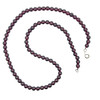 Natural Handmade Necklace Garnet Gemstone Plain Beaded Ball Jewelry