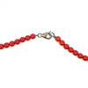 Natural Handmade Necklace Coral Gemstone Plain Ball Beaded Jewelry