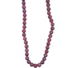Natural Handmade Necklace Ruby Gemstone Plain Ball Beaded Jewelry