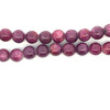 Natural Handmade Necklace Ruby Gemstone Plain Ball Beaded Jewelry