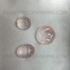 Natural Rose Quartz Carved Oval Baby Rose Pink Color Loose Gemstone Jewelry FL Clarity Exceptional Quality