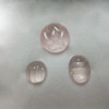 Natural Rose Quartz Oval Carved Cut Baby Rose Pink Color FL Clarity 6.67 Carats Loose Gemstone