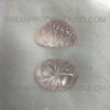 Natural Rose Quartz Carved Oval  Baby Rose Pink Color Loose Gemstone Jewelry FL Clarity Exceptional Quality