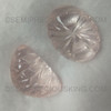 Exceptional Quality Natural Rose Quartz Carved Oval  Baby Rose Pink Color Loose Gemstone Jewelry FL Clarity