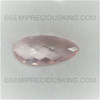 Natural Rose Quartz Oval Briolette Cut Baby Rose Pink Color FL Clarity 12.26 Carats Loose Gemstone