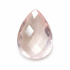 Natural Rose Quartz Pear Facet Cut Baby Rose Pink Color FL Clarity 5.325 Carats Loose Gemstone