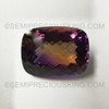 Natural Ametrine Antique Cushion Checkerboard Cut Excellent Violet/Yellow Color FL Clarity Excellent Luster/Brilliance 73.65 Carats 30.5x23.5mm Loose Gemstone