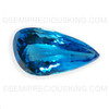 Natural Swiss Blue topaz 23.71x43.39mm Fancy Cut Royal Swiss Blue Color 125.54 Carats FL Clarity Loose Gemstone