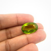 Natural Peridot GIL Certified Oval Facet Cut Olive Green Loose Gemstone