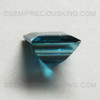 Natural Blue Zircon 6.20x6.32mm Square Step Cut Blizzard Blue Color 2.012 Carats FL Clarity IGL Certified Loose Gemstone