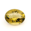 Green Gold Certified Natural Gemstone Oval Checker Cut 167 Carat Vibrant Yellow Color 41x32mm Flawless Clarity May Birthstone for Jewelry Stone for Abundance, Growth, Positive Energy