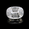 Natural White Zircon Gemstone Certified Oval/Cushion Fancy Cut White Color 13.03 Carat Flawless Clarity 14.85x10.58mm December Birthstone for Jewelry
