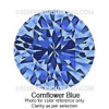 Natural blue sapphire gemstone