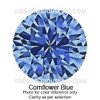 Natural Blue Sapphire 2.5mm Round Excellent Brilliant Facet Cut FL VVS VS Precious Loose Gemstone