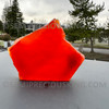 Natural Carnelian Rough Slice 227.94 Carats Salamander Orange Color 70mm  Gemstone Rough