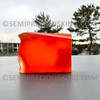 Natural Carnelian Rough Slice 77.35 Carats Salamander Orange Color 40mm  Gemstone Rough