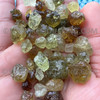 Natural Mali Garnet Rough Golden Yellow Brown Color 5mm-15mm Loose Gemstone Rough