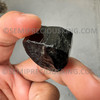 Natural Tourmaline Rough 70.9 Carats Black Color 20x11mm Trianglular Gems Loose Rough