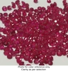 Natural Ruby Round 1.1mm Faceted Cut Precious Loose Gemstone