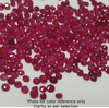 Natural Ruby Round 1.3mm Faceted Cut Precious Loose Gemstone