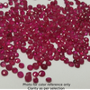Natural Ruby Round 1.6mm Faceted Cut Precious Loose Gemstone