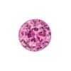 4 mm Round Diamond Cut Natural Pink Sapphire, Rose Pink Color, VS Clarity