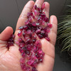 Natural Rubylite Gemstone Rough 4mm-7mm Size Pink Tourmaline Facet Rough