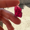 Natural Rubylite Gemstone Rough 17.45 Carat Pink Tourmaline Facet Rough