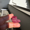 Natural Rubylite Gemstone Rough 29.8 Carat Pink Tourmaline Facet Rough