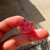 Natural Rubylite Gemstone Rough 30.7 Carat Pink Tourmaline Facet Rough