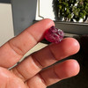 Natural Rubylite Gemstone Rough 13.09 Carat Pink Tourmaline Facet Rough