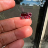 Natural Rubylite Gemstone Watermelon Rough 6.17 Carat Pink Tourmaline Facet Rough