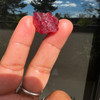 Natural Rubylite Gemstone Rough 20.35 Carat Pink Tourmaline Facet Rough