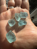 Natural Aquamarine 5 pieces Uncut Gemstone 14mm-21mm Unheated Earth-mined Facet Rough