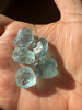 Natural Aquamarine 5 pieces Uncut Gemstone 14mm-21mm Unheated Earth-mined Facet Rough
