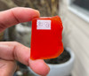 Carnelian Natural Rough 24x40 mm Slice Uncut 5A Quality 82.73 Carats Jewelry Making Gemstone