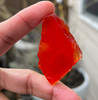 Natural Carnelian Rough Slice 73.44 Carats Salamander Orange Color 50x29x6mm Gemstone Rough