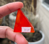Carnelian Rough & Mineral 40x33 mm Slice Plain/Facet Cut VVS Clarity Salamander Orange Color Rough Gemstone