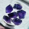Natural Amethyst Rough 128.59 Carat 6 pcs Uncut Gem For Jewelry Making Healing Rocks