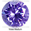 Violet Cubic Zirconia Round 0.8mm Brilliant Diamond Facet Cut AAAA Excellent Quality CZ Loose stone