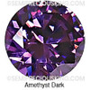 Amethyst Cubic Zirconia Round 1.1mm Brilliant Diamond Facet Cut AAAA Excellent Quality CZ Loose stone