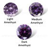 Amethyst Cubic Zirconia Round 1.8mm Brilliant Diamond Facet Cut AAAA Excellent Quality CZ Loose stone