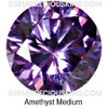 Amethyst Cubic Zirconia Round 2.2mm Brilliant Diamond Facet Cut AAAA Excellent Quality CZ Loose stone