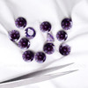 Amethyst Cubic Zirconia Round 3.25mm Brilliant Diamond Facet Cut AAAA Excellent Quality CZ Loose stone