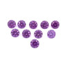Amethyst Cubic Zirconia Round 3.8mm Brilliant Diamond Facet Cut AAAA Excellent Quality CZ Loose stone