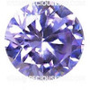 Lavender Cubic Zirconia Round 3.5mm Brilliant Diamond Facet Cut AAAA Excellent Quality CZ Loose stone