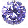 Lavender Cubic Zirconia Round 7mm Brilliant Diamond Facet Cut AAAA Excellent Quality CZ Loose stone