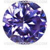 Lavender Cubic Zirconia Round 7mm Brilliant Diamond Facet Cut AAAA Excellent Quality CZ Loose stone