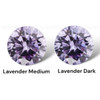Lavender Cubic Zirconia Round 7mm Brilliant Diamond Facet Cut AAAA Excellent Quality CZ Loose stone